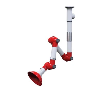 كيفية ضبط قوة الشفط لذراع الاستخراج المعملي؟